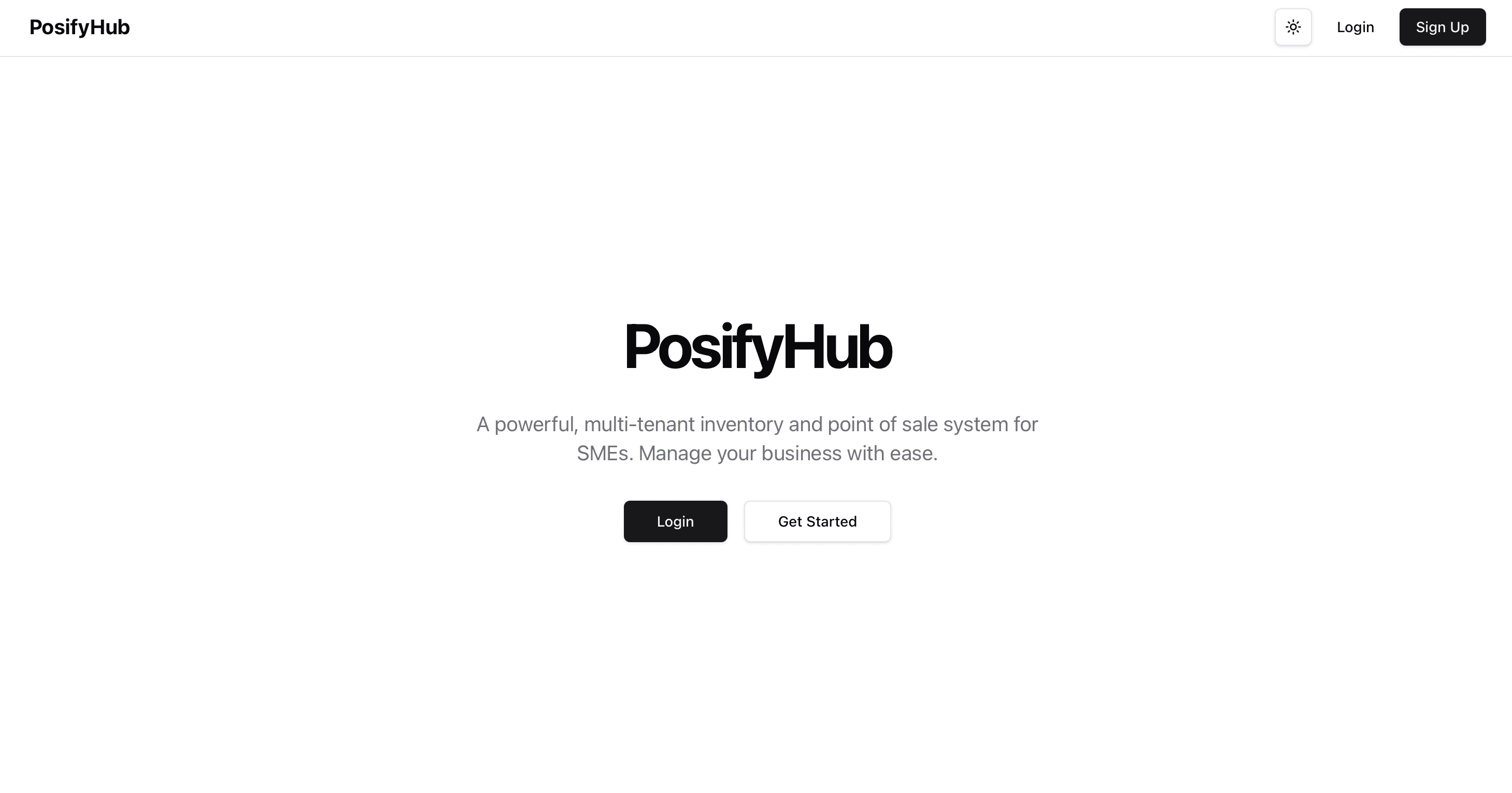 PosifyHub Architecture or Interface